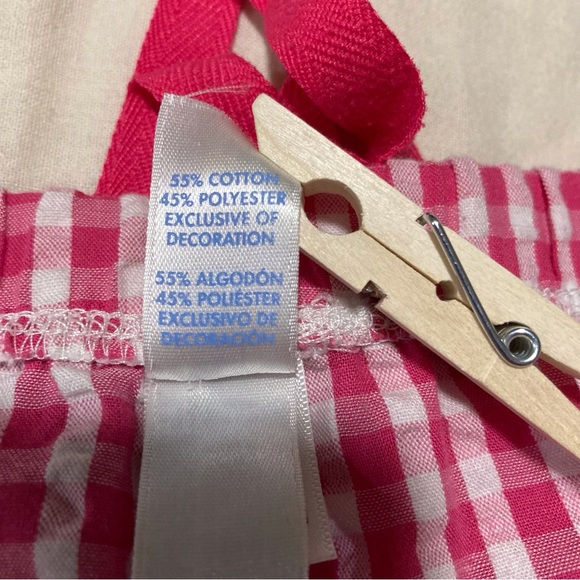 Pink Gingham Seersucker Shorts | Drawstring Waist | Size XL (16-18) | 9” Inseam - Picture 5 of 10